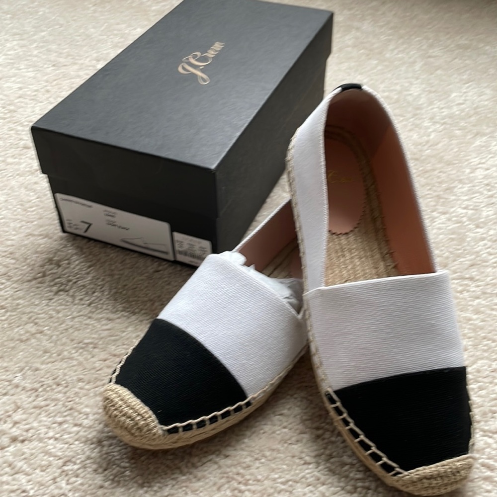 New J.Crew Canvas Espadrilles Sz7